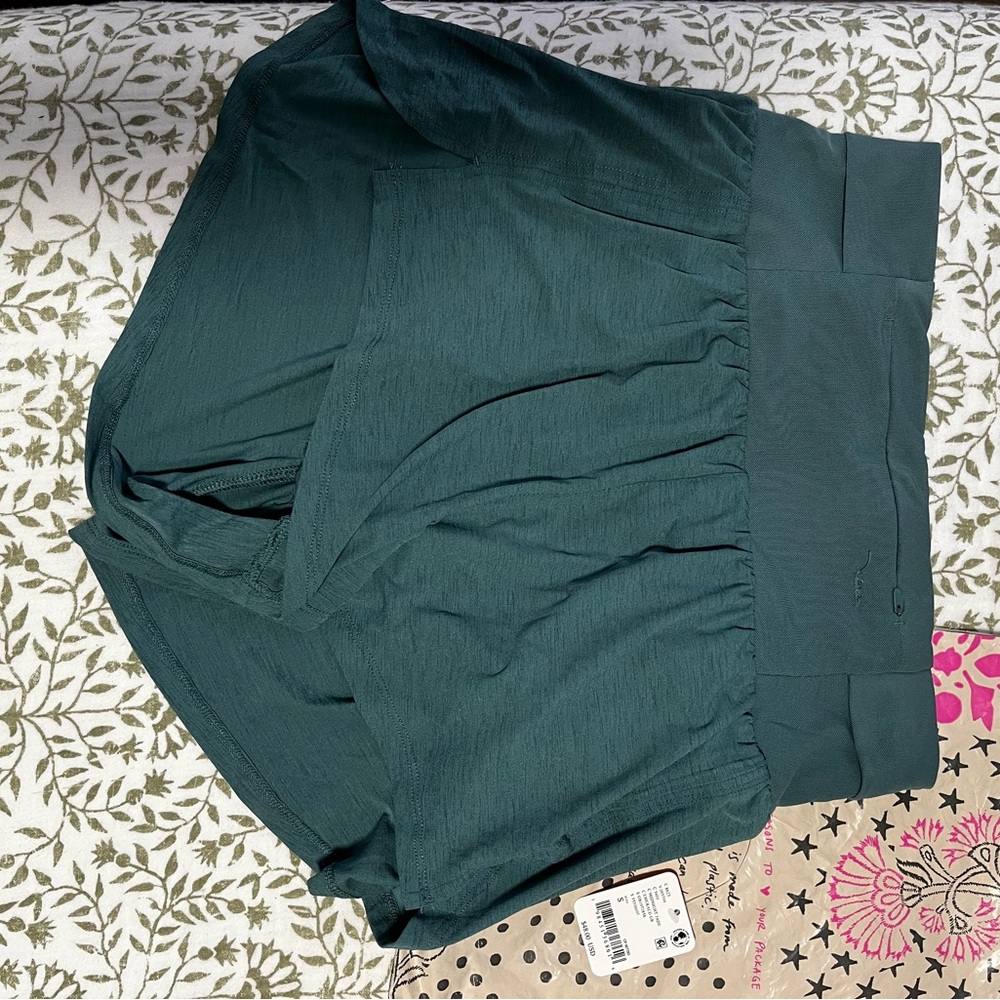 Free People Movement Teal Shorts
